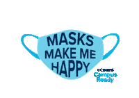 Happy Mask Sticker by UC Davis