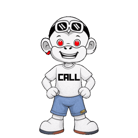 Calling Call Me Sticker by Zhot