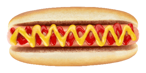Hot Dog Sticker by Wonder Bread USA
