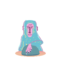 surprise monkey Sticker by Casiopea