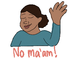 jannahsuart black girl i cannot no maam jannahsuart Sticker
