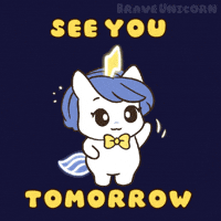 Dont Forget Me Peace Out GIF by Brave Unicorn