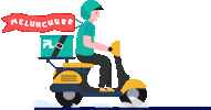 pesanlokal paket meluncur pake pesanlokal Sticker