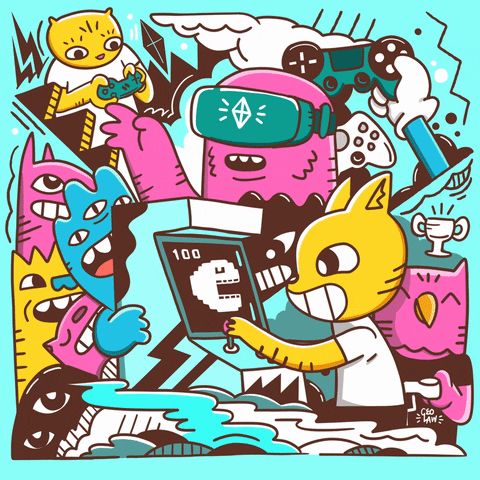 video games arcade GIF by Geo Law
