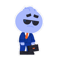 Sad Stress Sticker by Kwantel