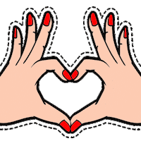 Glambox love beauty amor box Sticker