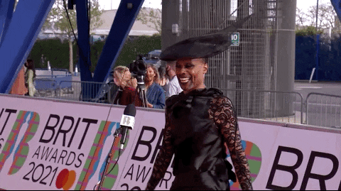 Red Carpet Brits GIF by BRIT Awards