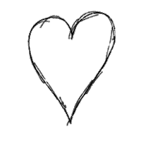 respons heart animation white face Sticker