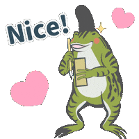 Japanese Art Frog Sticker
