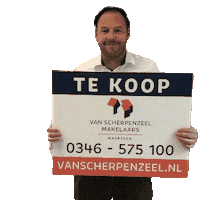 Makelaar Verkocht Sticker by Van Scherpenzeel Makelaars
