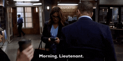 Olivia Benson Captain GIF by Wolf Entertainment