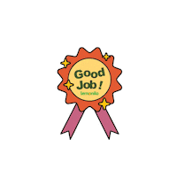 Back To School Good Job Sticker by Lemonilo
