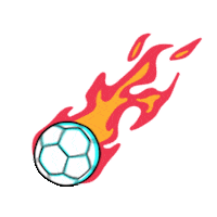 on fire football Sticker by Olympic Channel
