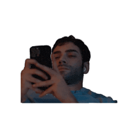 Night Phone Sticker by Burak Berkay