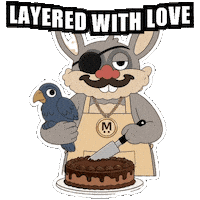 Hungry Chocolate Cake Sticker