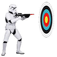 Star Wars Laser Sticker by Vienna Pitts