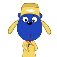 OrangeCube happy smile hello hi Sticker