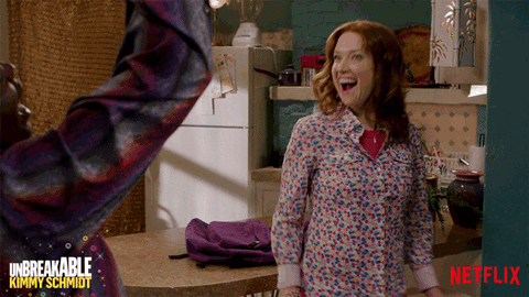 ellie kemper dancing GIF by Unbreakable Kimmy Schmidt