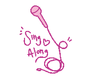 Sing Along Singing Sticker