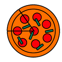 7-11 Pizza Sticker by 7-ELEVEn