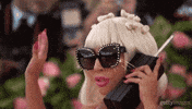 Lady Gaga Phone GIF by MOODMAN