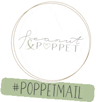 PeanutandPoppet eco eco-friendly happy mail cloth nappies Sticker