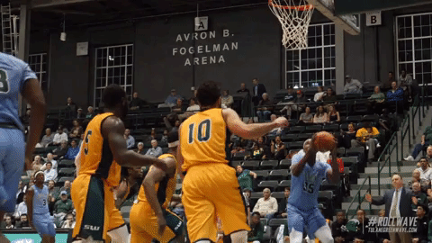 men's basketball GIF by GreenWave