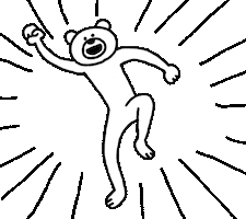 Happy Yahoo Sticker by takadabear