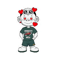 Minnesota Wild Sticker by Zhot Shop
