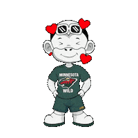 Minnesota Wild Sticker by Zhot Shop
