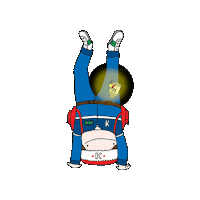 geluidshuis handstand geluidshuis kabouter korsakov Sticker