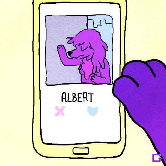 tinder what's up dog? GIF by gifnews