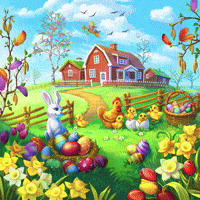 Easter Bunny Smile GIF by G5 games