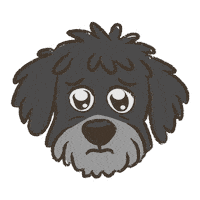 Shaggy Dog Sticker