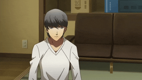 Scared Persona 4 GIF