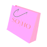 SoHoBoutique pink shopping bag soho milwaukee wisconsin Sticker