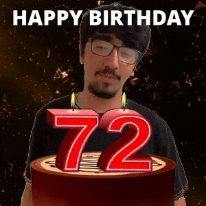 Happy 72nd Birthday
