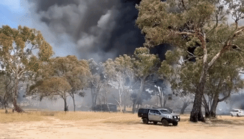 Racing Event Cancelled in Rural Victoria as Grass Fire Torches Vehicles