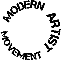 larisa-love larisa love modern artist movement Sticker