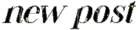 New Post Sticker