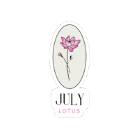 Woman Flower Sticker by Mikana Japan