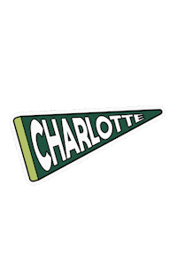Unc Charlotte Sticker by CLT Admissions