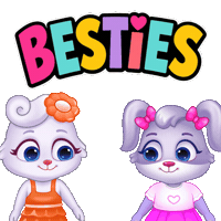 Best Friends Love Sticker by Lucas and Friends by RV AppStudios