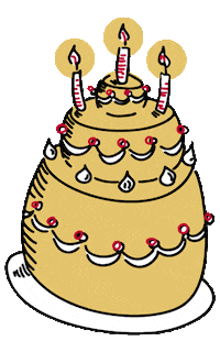 Poelltaart Sticker by Bakkerij Jack Poell