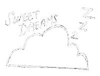 Tired Sweet Dreams Sticker