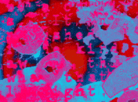 michaelpaulukonis glitch eyes 2001 digital collage GIF