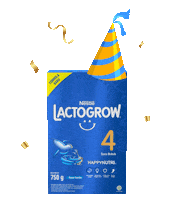 Growhappy Partying Sticker by Nestle LACTOGROW