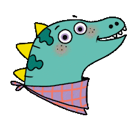 Dino Sticker