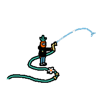 Chilling Out Palm Tree Sticker by HeyTVM