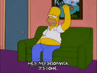 homer simpson door GIF